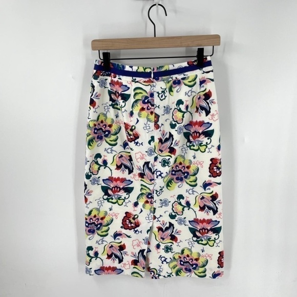 Boden White Floral Pencil Skirt - Picture 2 of 12